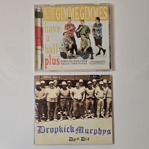 Me First & The Gimmie Gimmes and Dropkick Murphys punk rock CDs